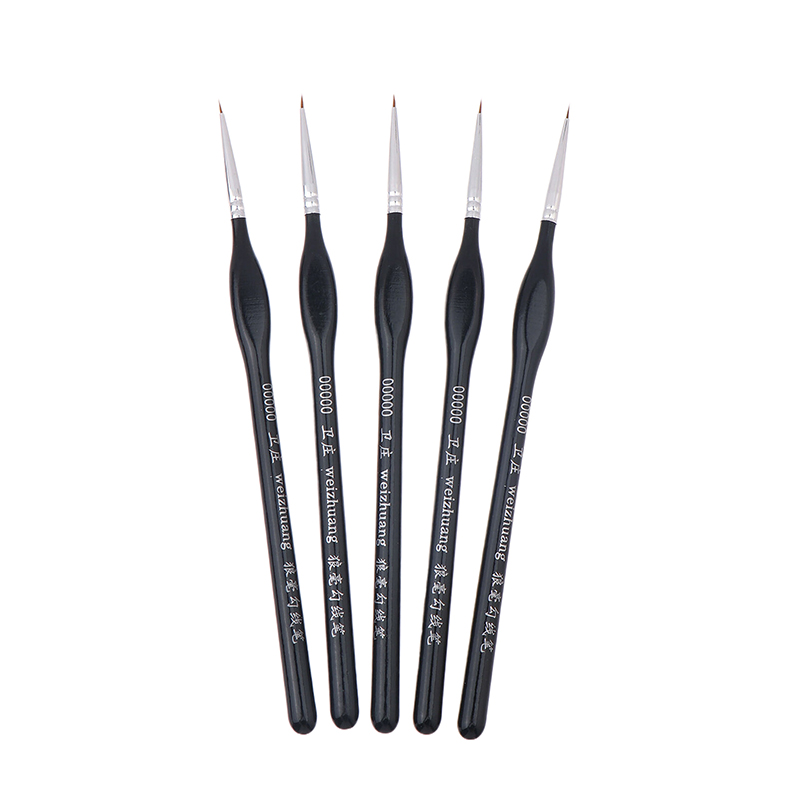 Miniature Painting Set - 5 adet hassas ince uçlu 00000