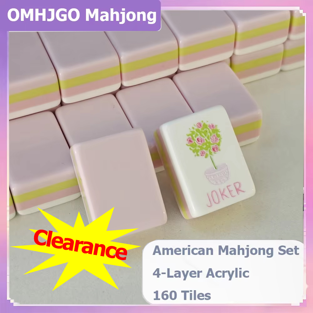 Board Game Mahjong - Çok satan dört katmanlı akrilik Amerikan