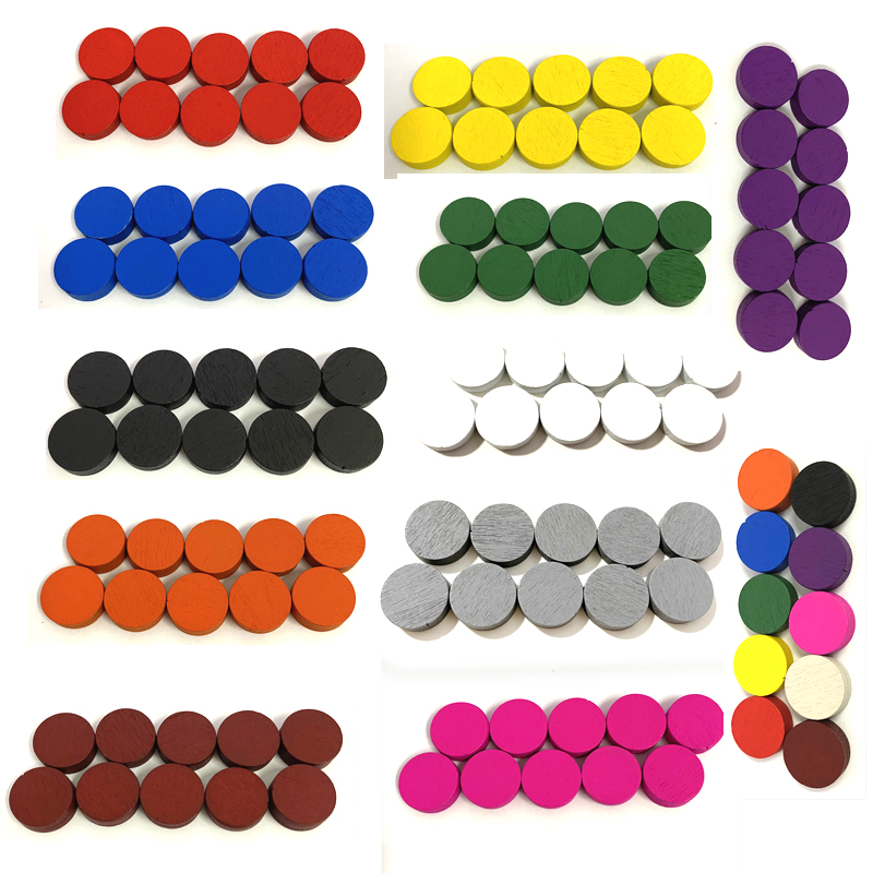 Board Game Illustration - 50 adet 15*5 MM 11 Renk