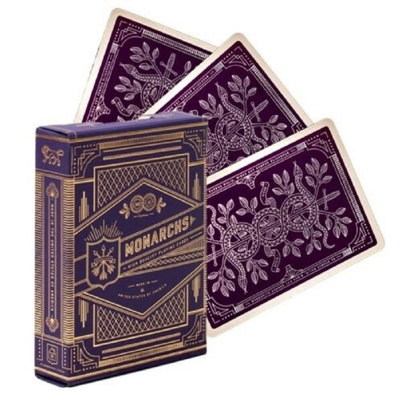 Board Game Illustration - Purple Monarch Oyun Kartları Theory11 Monarchs