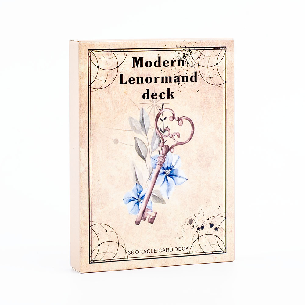 Board Game Illustration - Modern Lenormand Güverte Masa Oyunu İngilizce