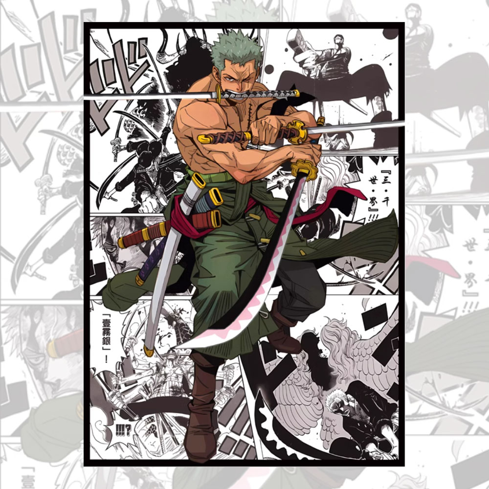 Board Game Illustration - 60 adet 66x91mm tek parça Anime