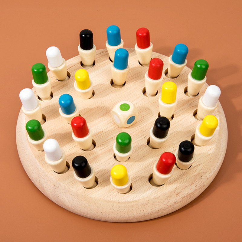 Board Game Oath - Çocuklar Ahşap Hafıza Eşleştirme Çubuğu Satranç