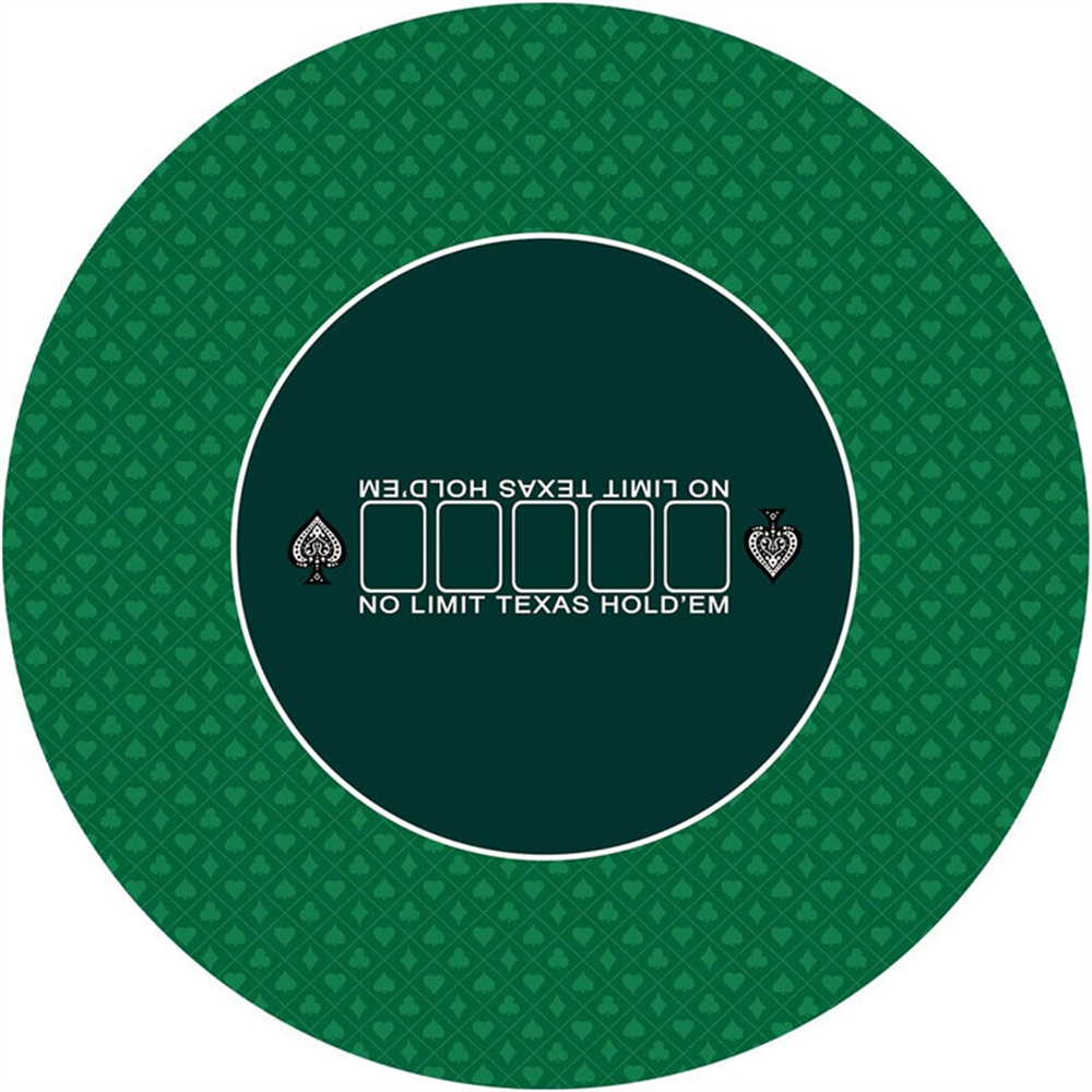 Board Game Mahjong - Yuvarlak Kauçuk Profesyonel Casino Mat Eğlence
