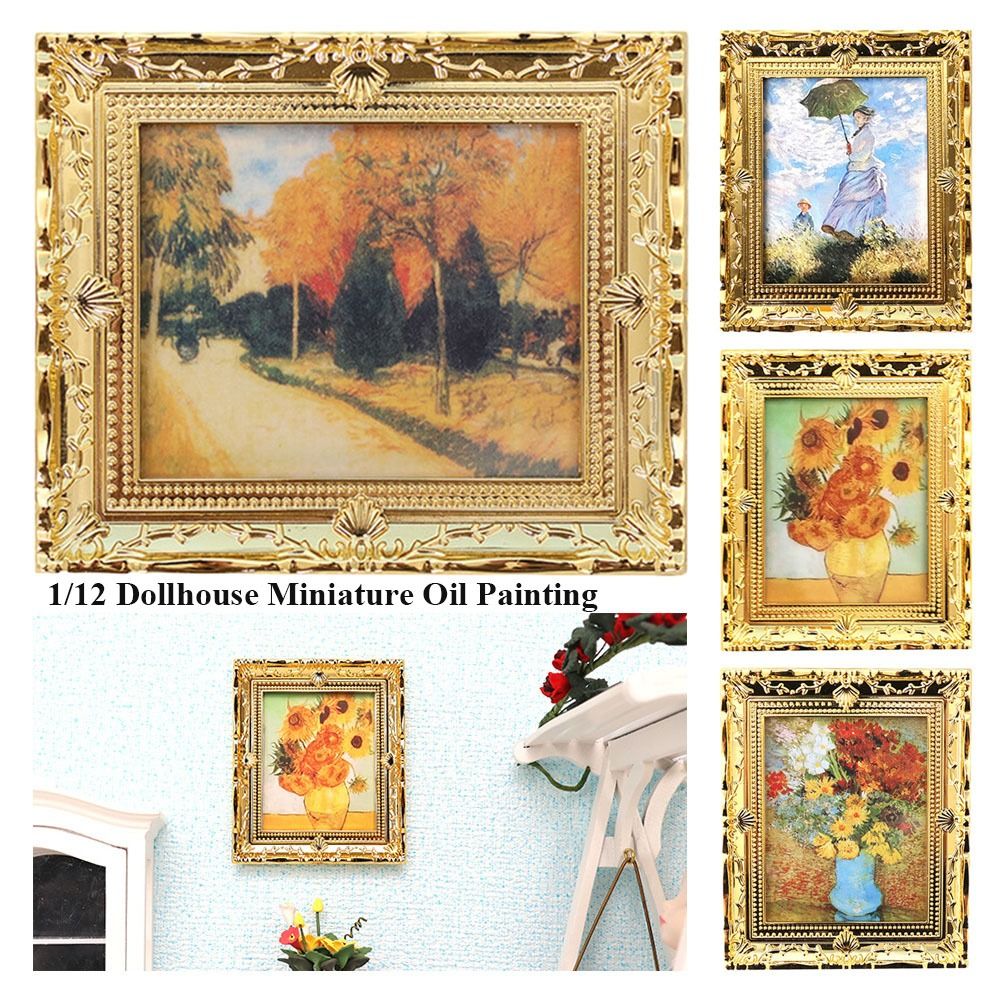 1/12 Dollhouse minyatür yağlıb - Miniature Painting Set incelemesi ve fiyatı