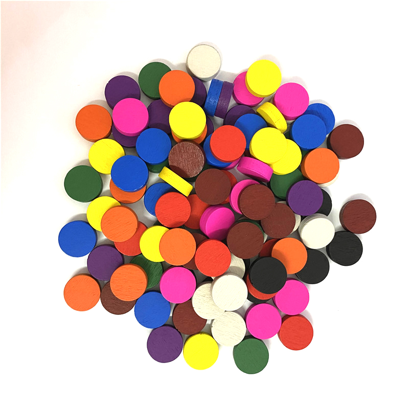 50 adet 15*5 MM 11 Renk Ahşap  - Board Game Illustration incelemesi ve fiyatı