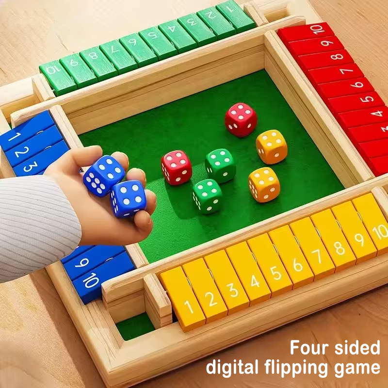Kutu Oyunu Ahşap Zar Dört Tara - Board Game Flip 7 incelemesi ve fiyatı