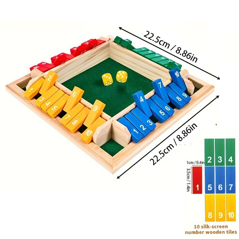 Kutu Oyunu Ahşap Zar Dört Tara - Board Game Flip 7 incelemesi ve fiyatı