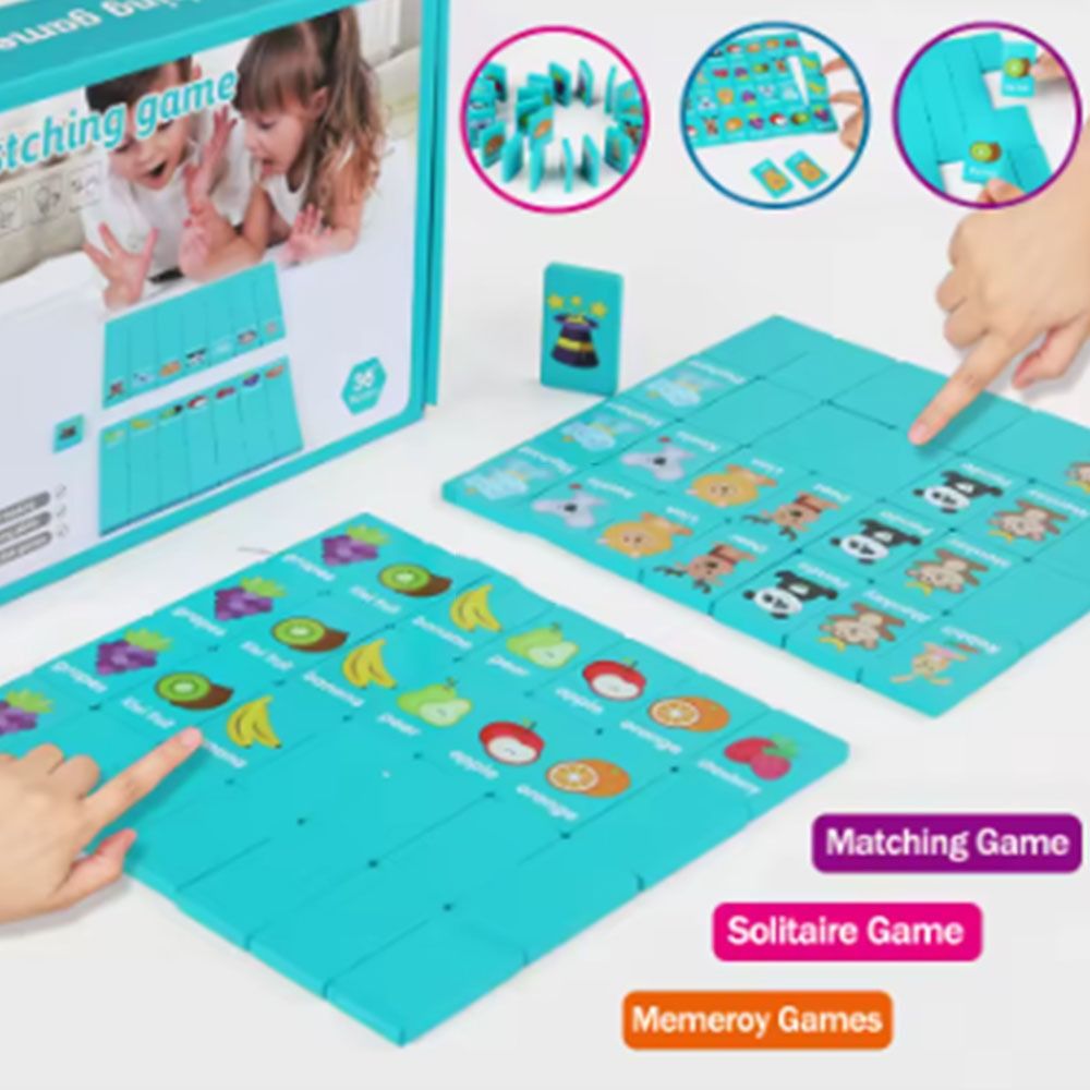 Ahşap Hafıza Solitaire Eşleşti - Board Game Flip 7 incelemesi ve fiyatı
