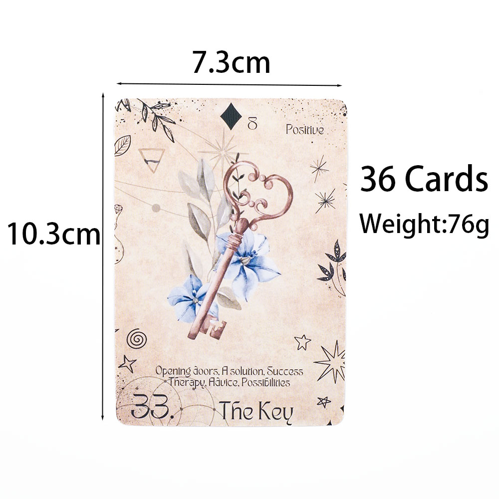 Modern Lenormand Güverte Masa  - Board Game Illustration incelemesi ve fiyatı