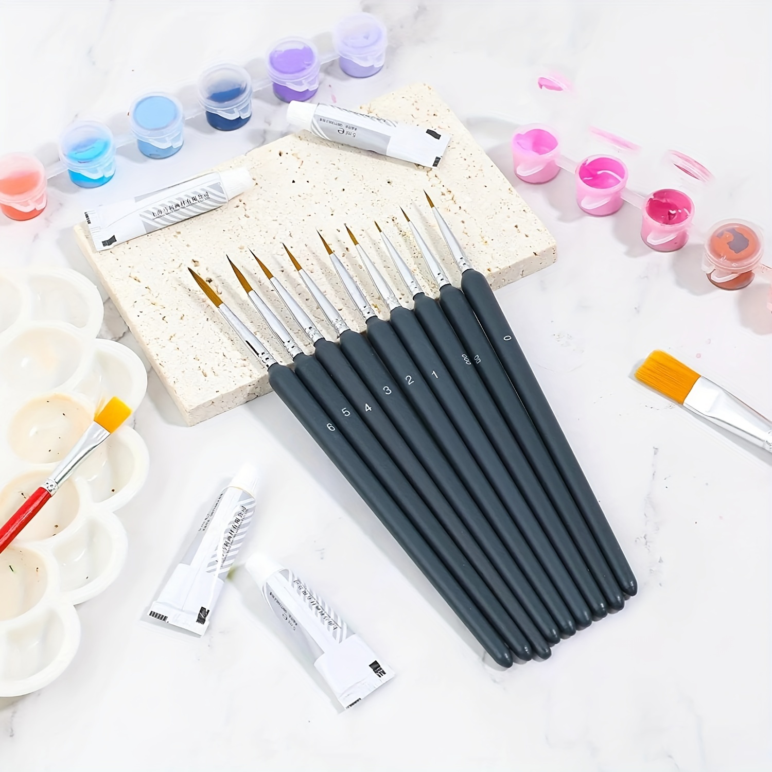 11/22 adet Minyatür Boya Fırça - Miniature Painting Set incelemesi ve fiyatı