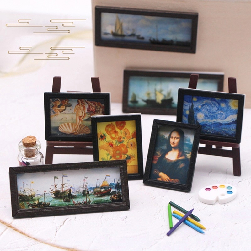 8 adet/takım 1:12 Evcilik Miny - Miniature Painting Set incelemesi ve fiyatı